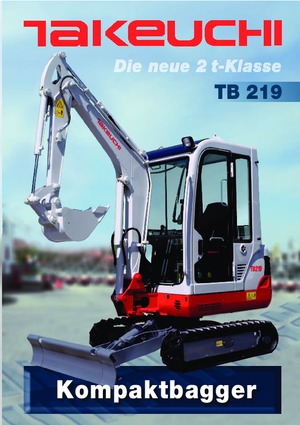 Minibagger Takeuchi TB219S