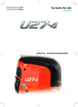 Minibagger Kubota U27-4 NGL