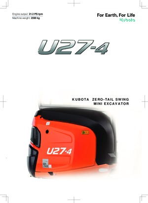 Minibagger Kubota U27-4 NGL