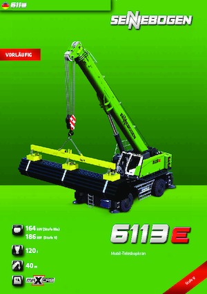 Mobilkrane-Tele Sennebogen 6113 M