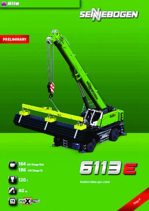 Mobilkrane-Tele Sennebogen 6113 M