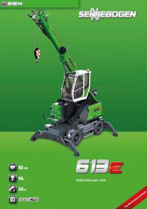 Mobilkrane-Tele Sennebogen 613 M