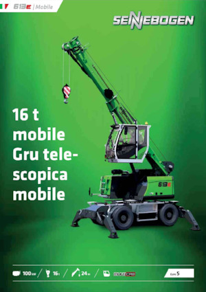 Mobilkrane-Tele Sennebogen 613E