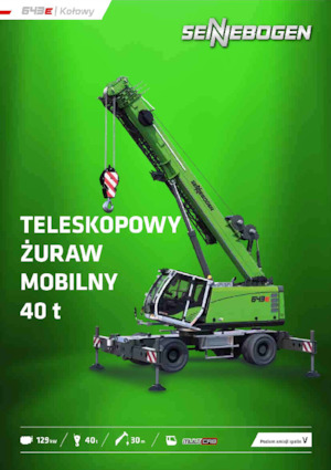 Mobilkrane-Tele Sennebogen 643E
