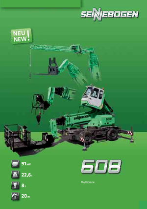 Mobilkrane-Tele Sennebogen 608 Multicrane