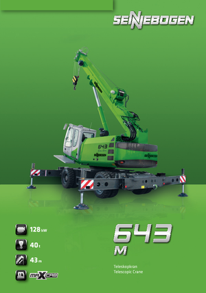 Mobilkrane-Tele Sennebogen 643 M