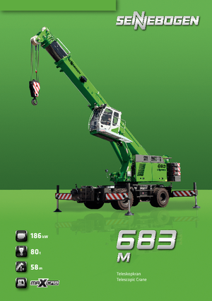 Mobilkrane-Tele Sennebogen 683 M