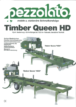 Mobile Sägewerke Pezzolato Timber Queen HD 7