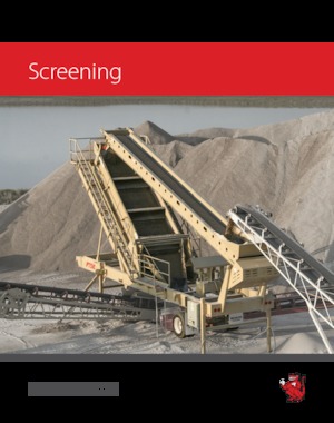 Mobile Siebanlagen KPI-JCI “SI” Quarry