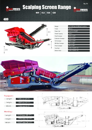 Mobile Siebanlagen Maximus 409