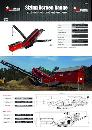 Mobile Siebanlagen Maximus 512