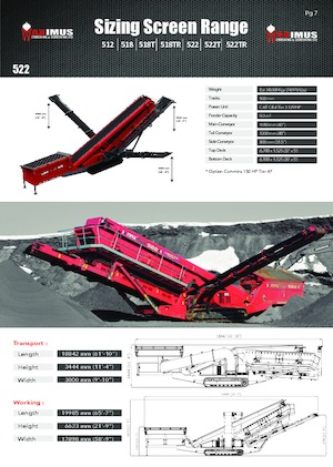 Mobile Siebanlagen Maximus 522