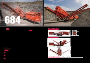 Mobile Siebanlagen Terex-Finlay 684 - 3 Deck