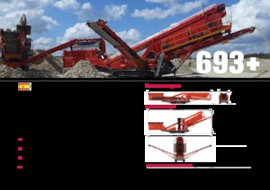 Mobile Siebanlagen Terex-Finlay 693+