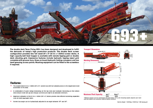 Mobile Siebanlagen Terex-Finlay 693 Supertrak