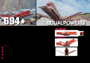 Mobile Siebanlagen Terex-Finlay 694+ Hybrid