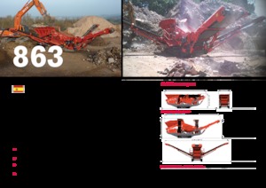 Mobile Siebanlagen Terex-Finlay 863+