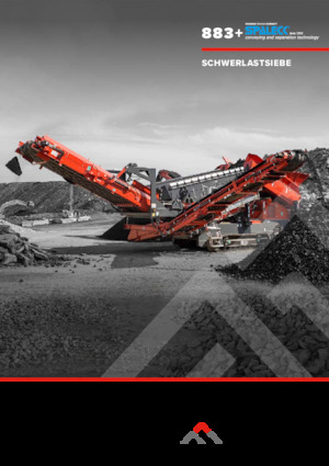 Mobile Siebanlagen Finlay 883+ Spaleck Hybrid