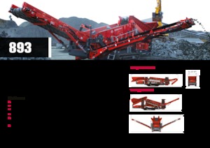 Mobile Siebanlagen Terex-Finlay 893