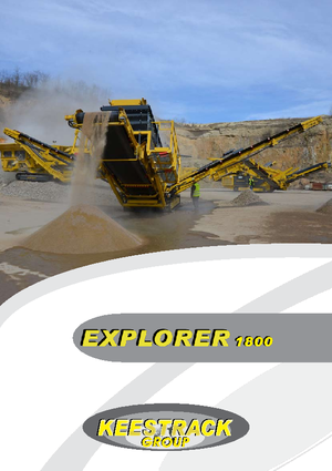 Mobile Siebanlagen Keestrack Explorer 1800