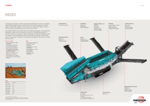 Mobile Siebanlagen Powerscreen H6203