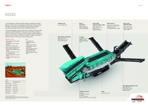 Mobile Siebanlagen Powerscreen H6203