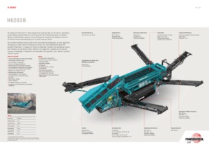 Mobile Siebanlagen Powerscreen H6203R