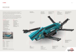 Mobile Siebanlagen Powerscreen H6203R