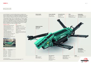 Mobile Siebanlagen Powerscreen H6203R