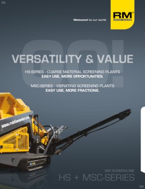 Mobile Siebanlagen Rubble Master HS 7500M