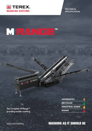 Mobile Siebanlagen Terex Washing Systems M 2100