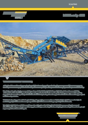 Mobile Siebanlagen Pilot Crushtec MAXIscalp 600