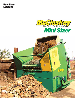 Mobile Siebanlagen McCloskey MiniSizer