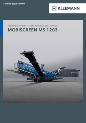 Mobile Siebanlagen Kleemann MS 1203