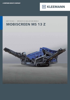 Mobile Siebanlagen Kleemann MS 13 Z