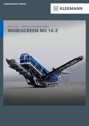 Mobile Siebanlagen Kleemann MS 16 Z