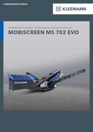 Mobile Siebanlagen Kleemann MS 702i EVO