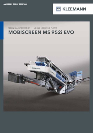 Mobile Siebanlagen Kleemann MS 952i EVO