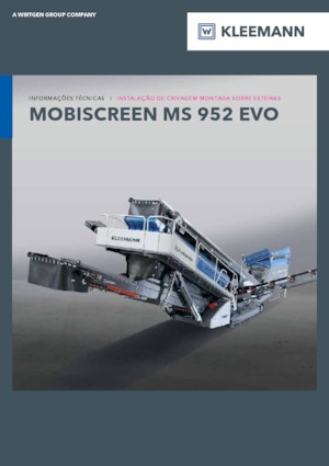 Mobile Siebanlagen Kleemann MS 952i EVO