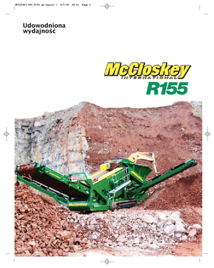 Mobile Siebanlagen McCloskey R155