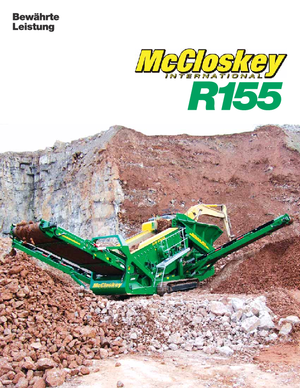 Mobile Siebanlagen McCloskey R155