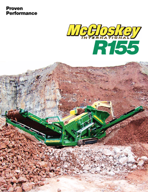 Mobile Siebanlagen McCloskey R155