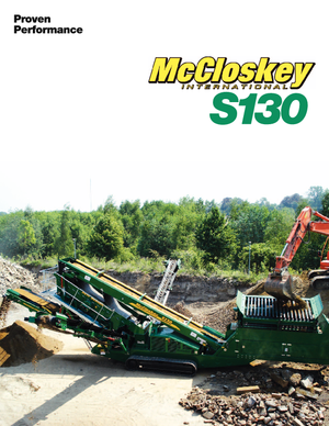 Mobile Siebanlagen McCloskey S130 2-Deck
