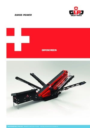Mobile Siebanlagen Gipo GS 155/2