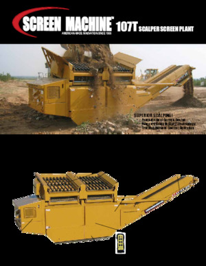 Mobile Siebanlagen Screen Machine Industries  Scalper 107T