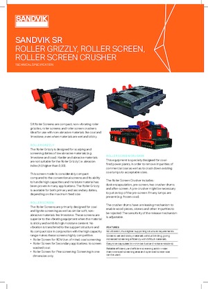 Mobile Siebanlagen Sandvik SR2131