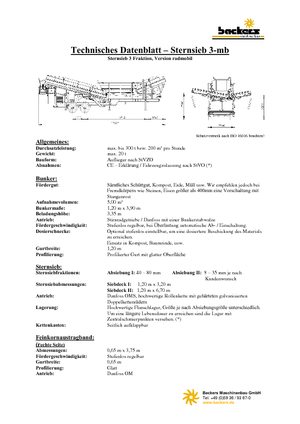 Mobile Siebanlagen Backers Sternsieb 3-mb