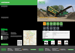 Mobile Siebanlagen RESTA TH2