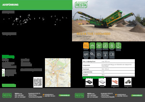 Mobile Siebanlagen RESTA TH3