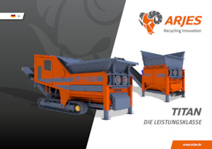 Mobile Siebanlagen Arjes TITAN 900
